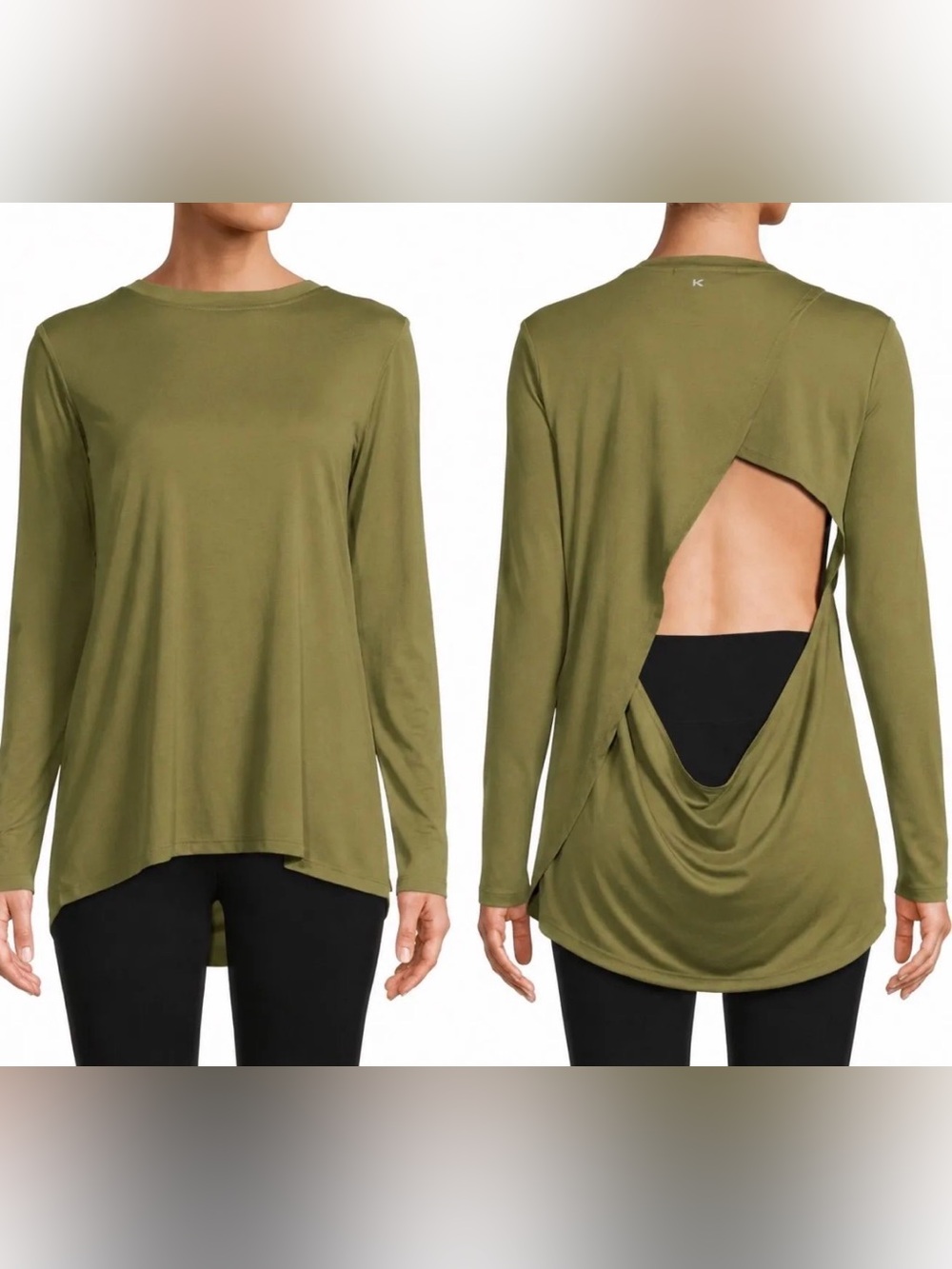 NWT KORAL $129 Aarsenia Marlow LONG SLEEVE Top Size XS (relaxed fit)